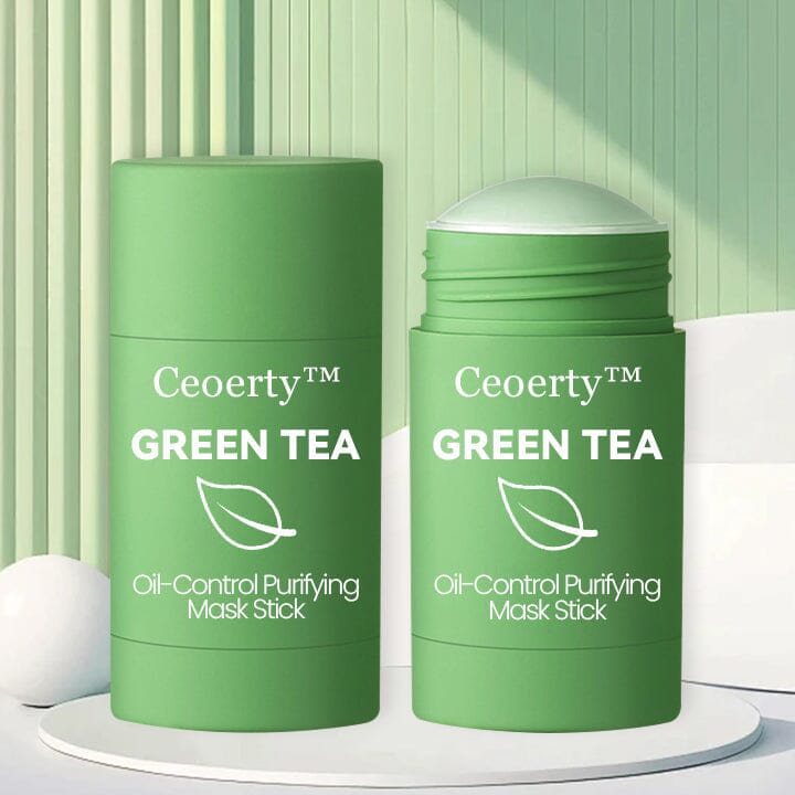 Ceoerty™ Green Tea Oil-Control Purifying Mask Stick - Deep Cleansing, Reduces Blackheads, Tightens Pores English CSXH 