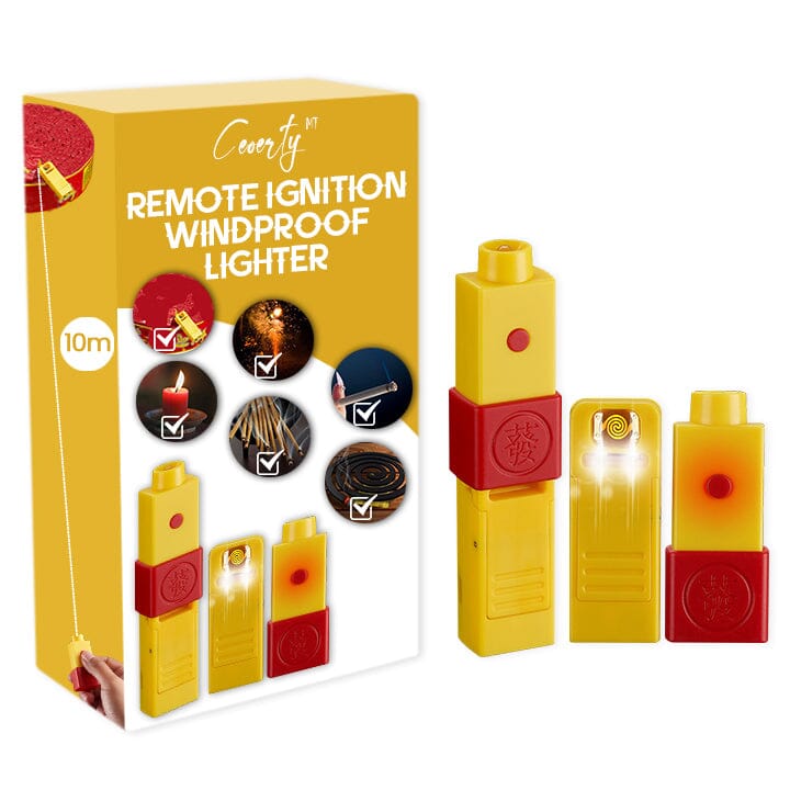Ceoerty™ Remote Ignition Windproof Lighter English CSXH 