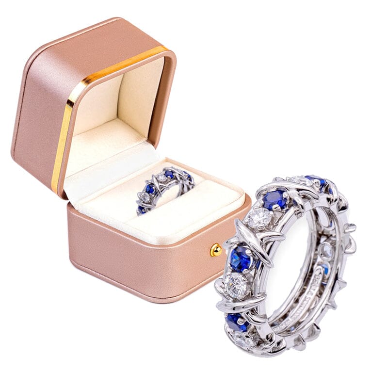 Biancat™ BellaViva Moissanite Essence Vitality Ring English JVJM Blue - $22.97 5 